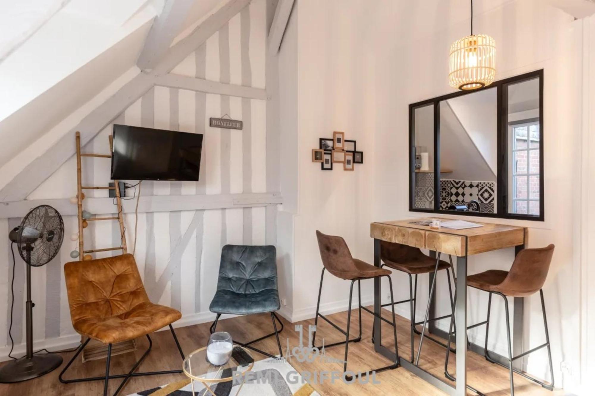 La Capucine Lovely Studio City Center Honfleur Exterior foto
