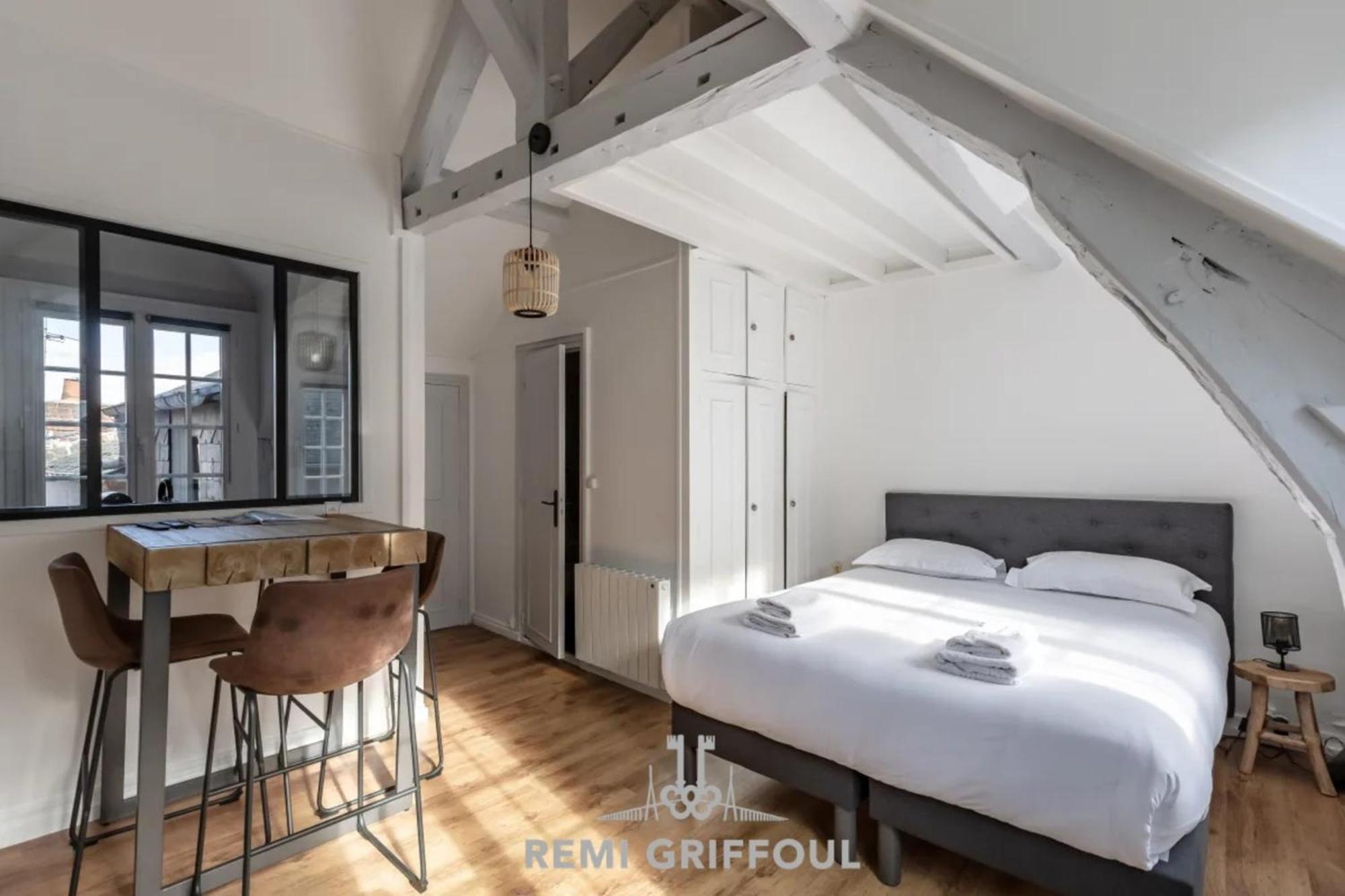 La Capucine Lovely Studio City Center Honfleur Exterior foto